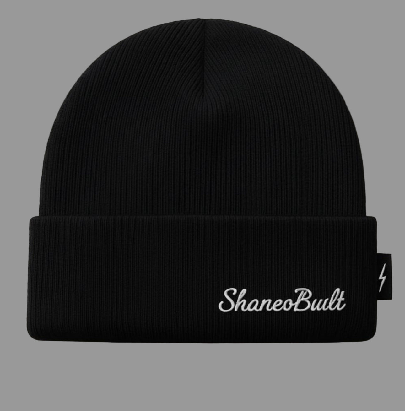 ShaneoBuilt Signature Black Cuffed Beanie
