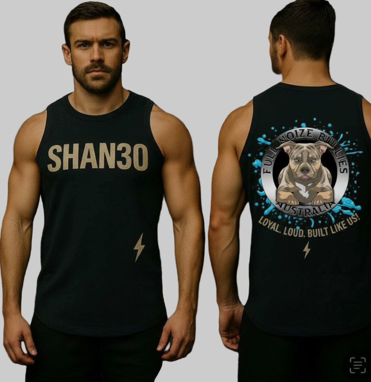 Shan30 x Full Noize Bullies – Limited Edition Gym Shirt