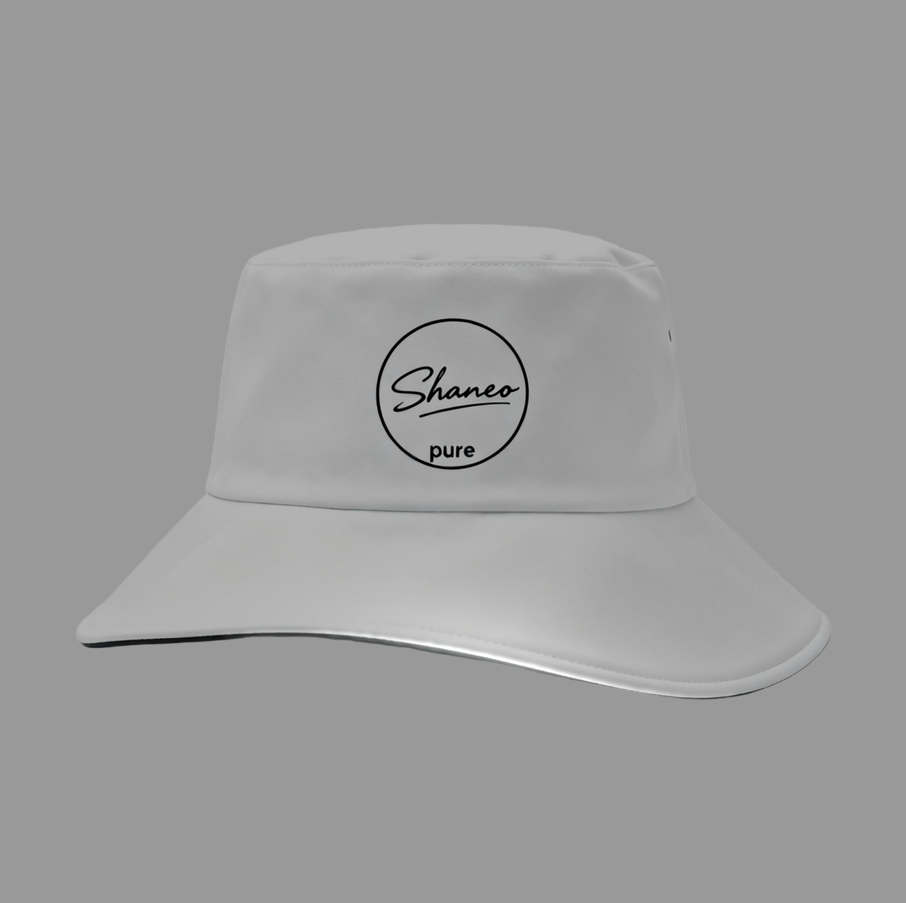 Shaneo Pure – Full-Brim Sun Hat (White)